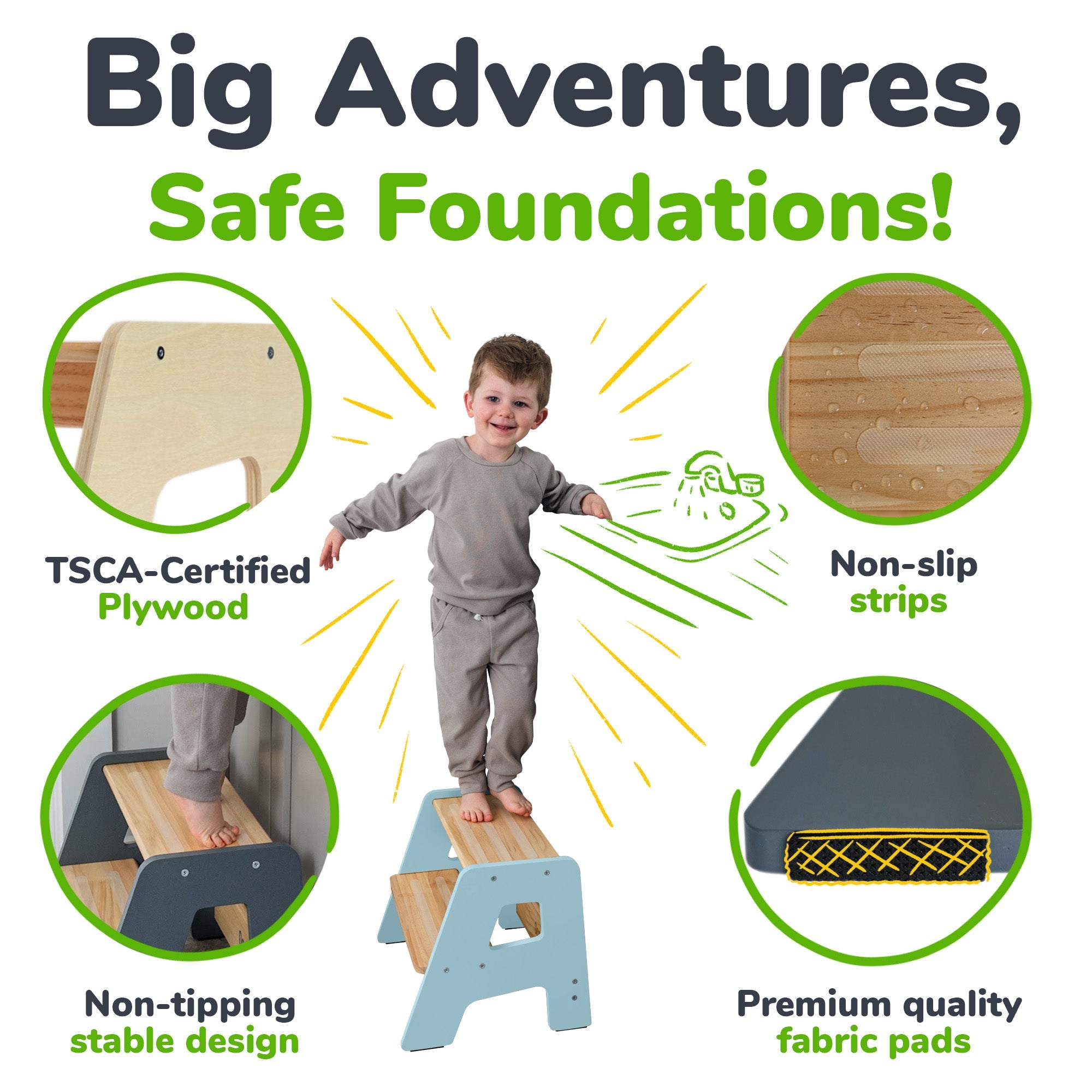 2-Step Stool for Kids